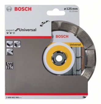 Алмазный отрезной круг Expert for Universal 125 x 22,23 x 2,2 x 12 mm 2608602565